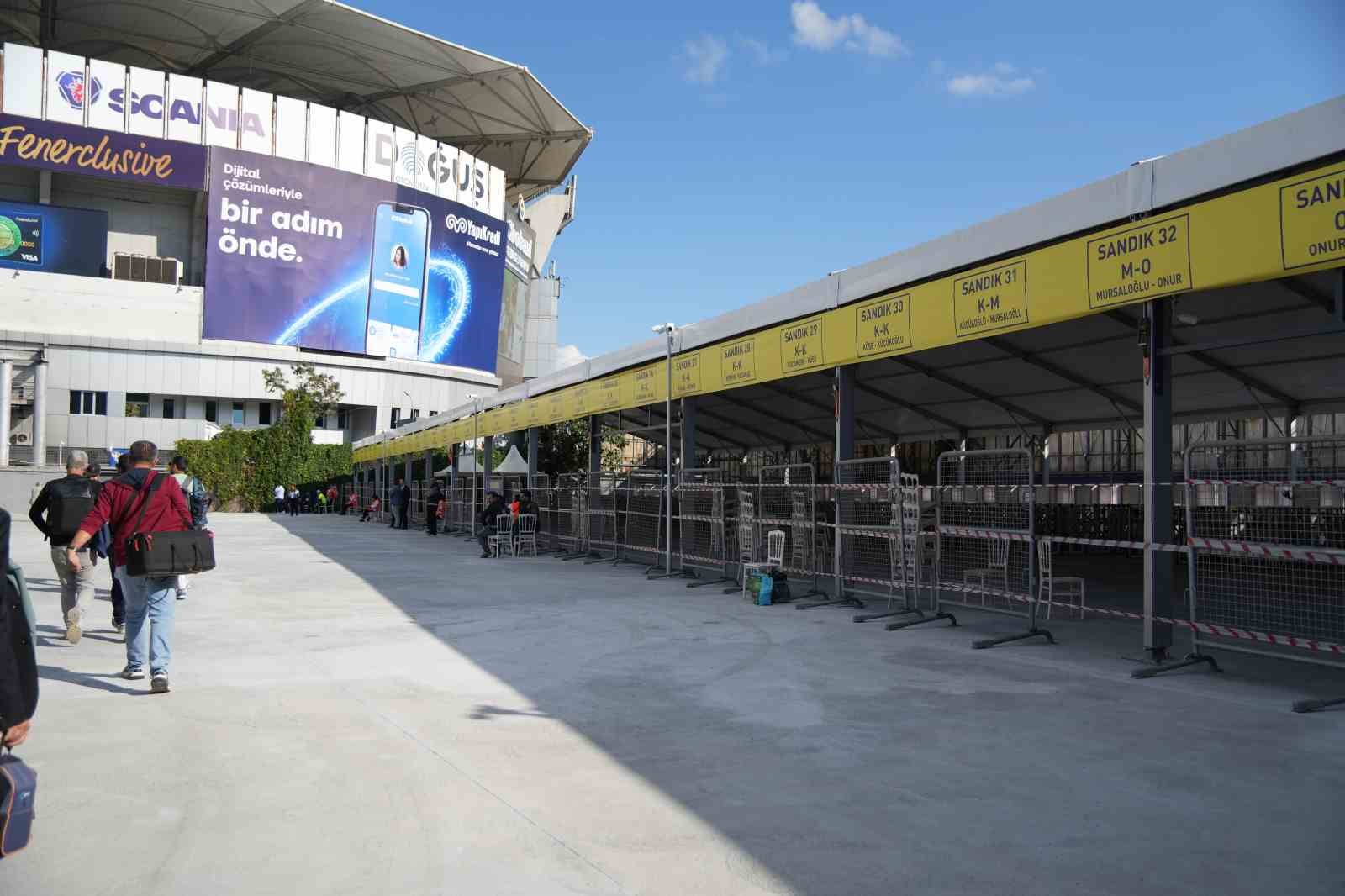 Fenerbahçe’de olağanüstü seçimli genel kurul toplantısı başladı