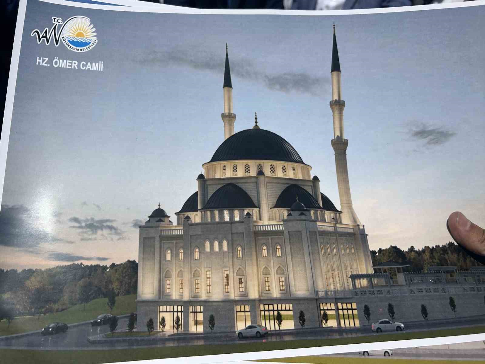 Van Valisi Balcı, Hazreti Ömer Camii inşaatını inceledi