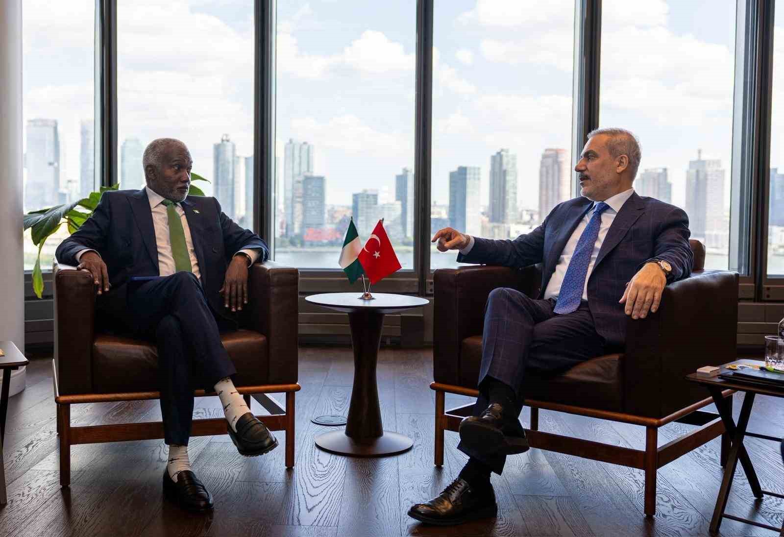 Bakan Fidan, Nijerya Dışişleri Bakanı Tuggar ile bir araya geldi