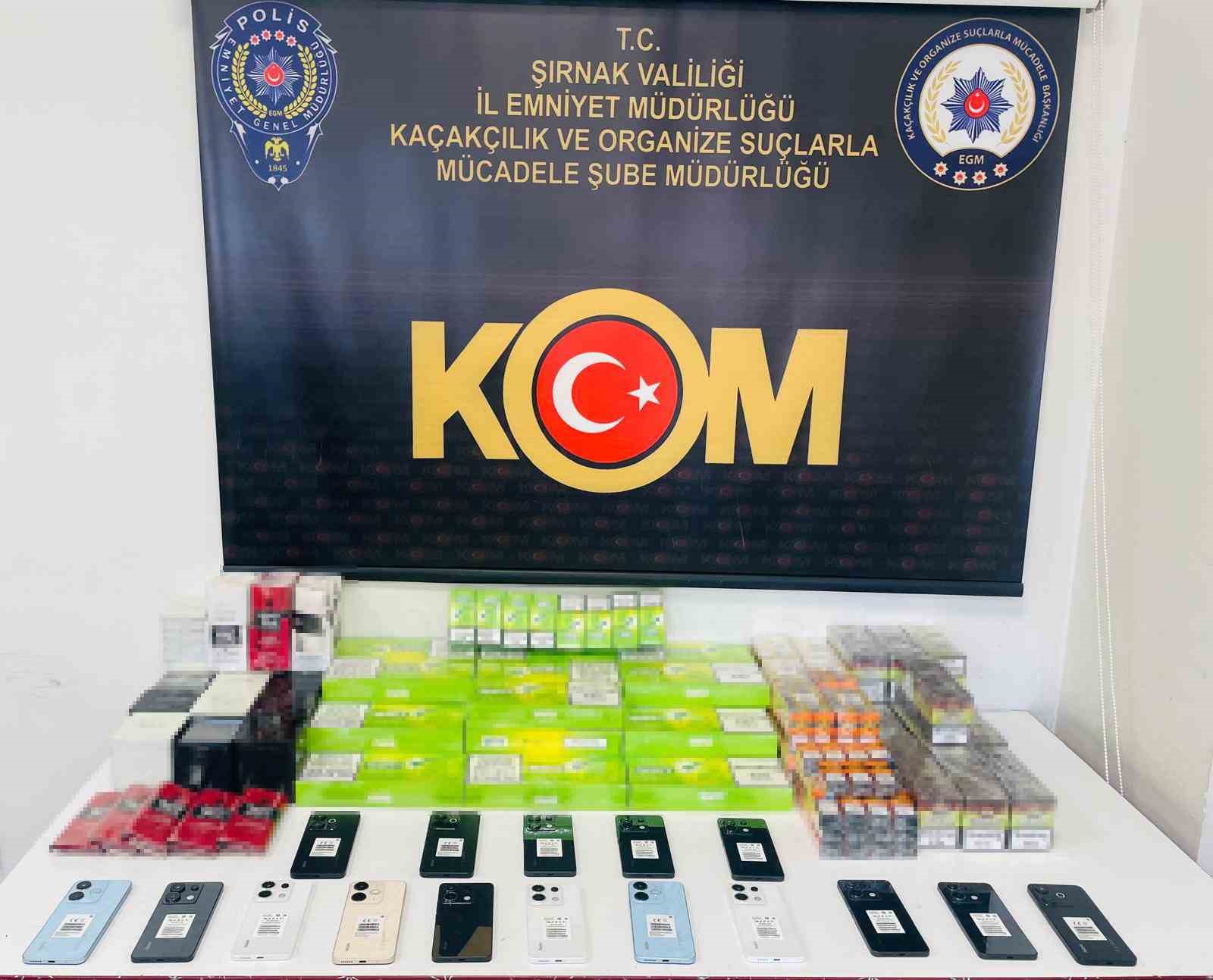 Şırnak’ta narkotik ve kaçakçılık operasyonunda 2 tutuklama