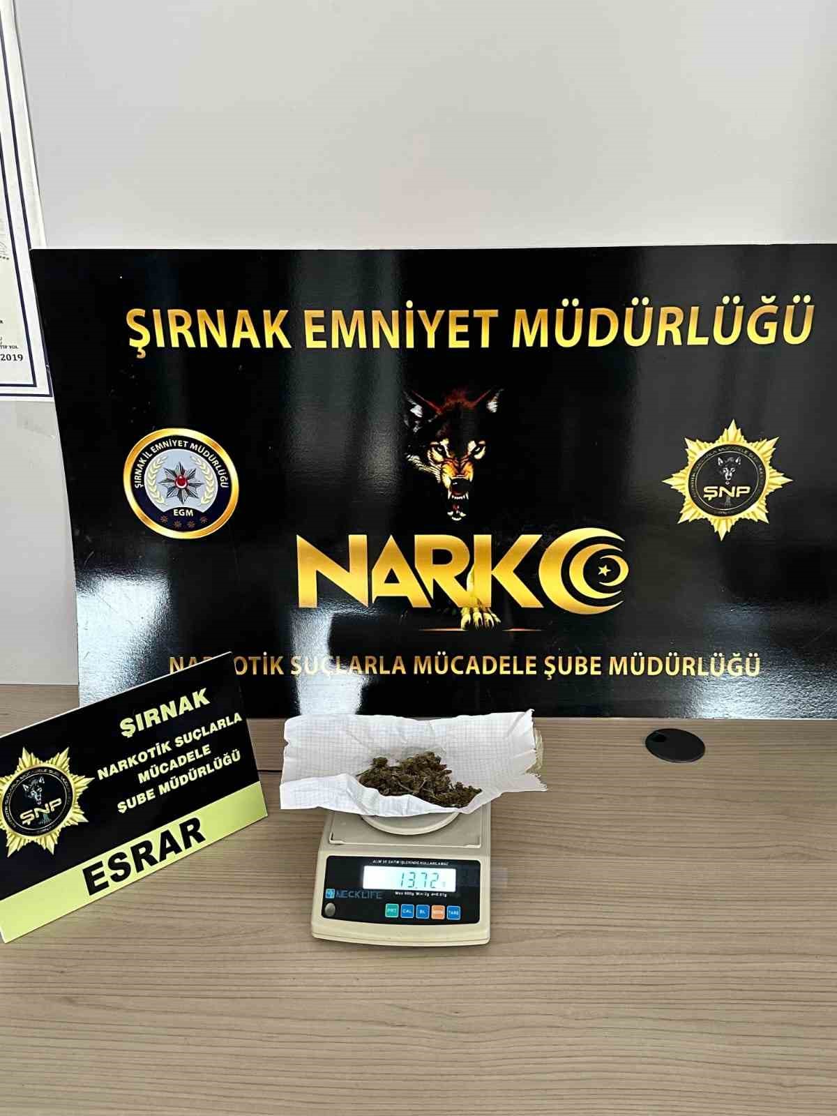 Şırnak’ta narkotik ve kaçakçılık operasyonunda 2 tutuklama