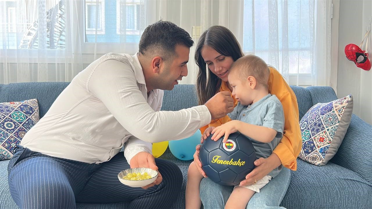 3 buçuk yaşındaki Tamer, anne ve babasının azmiyle kanseri yendi