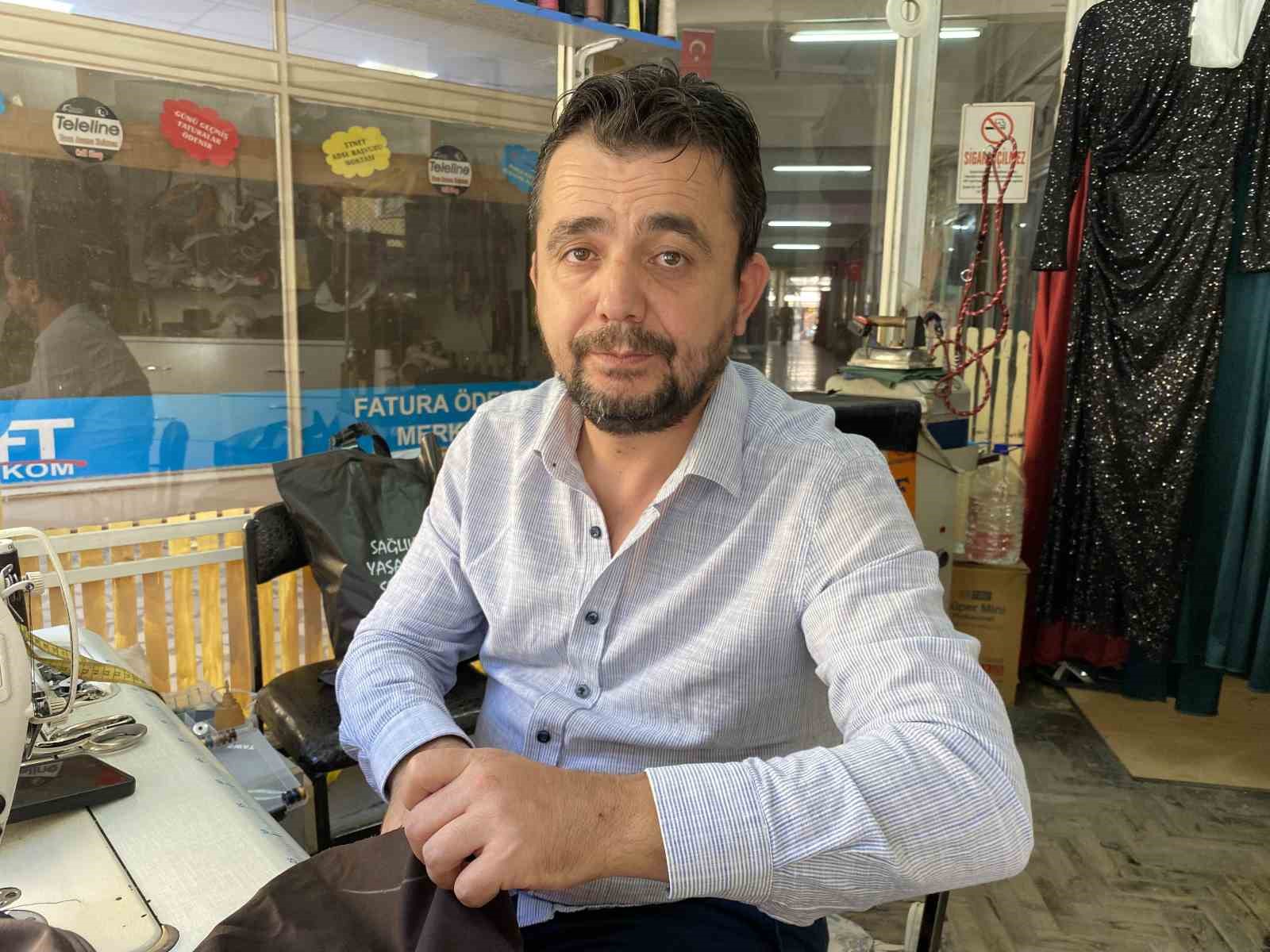 Tadilat talepleri sebebiyle terzi esnafının işi yoğunlaştı