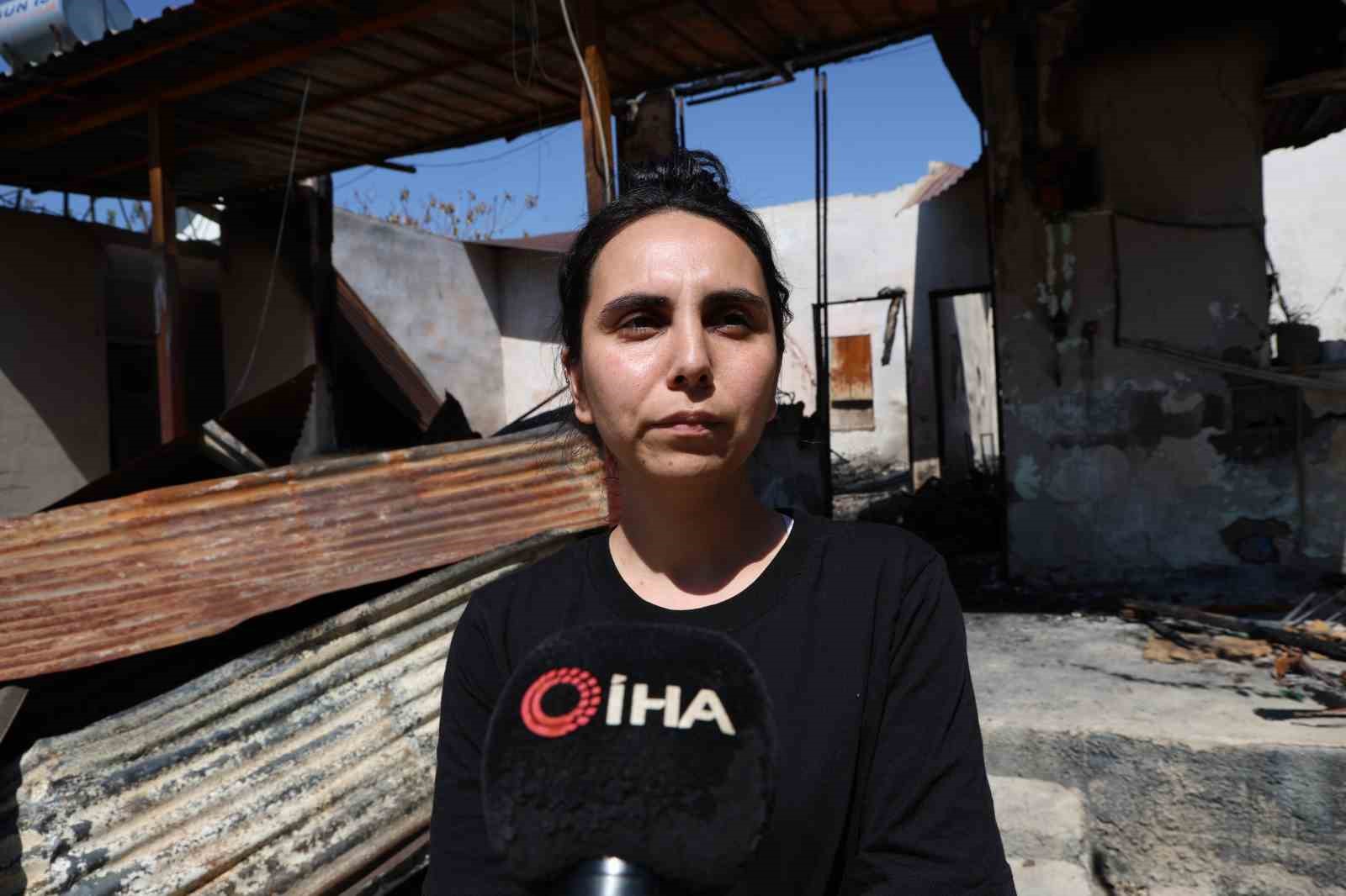 Yangında çocukları kurtardılar, 37 yıllık emek kül oldu