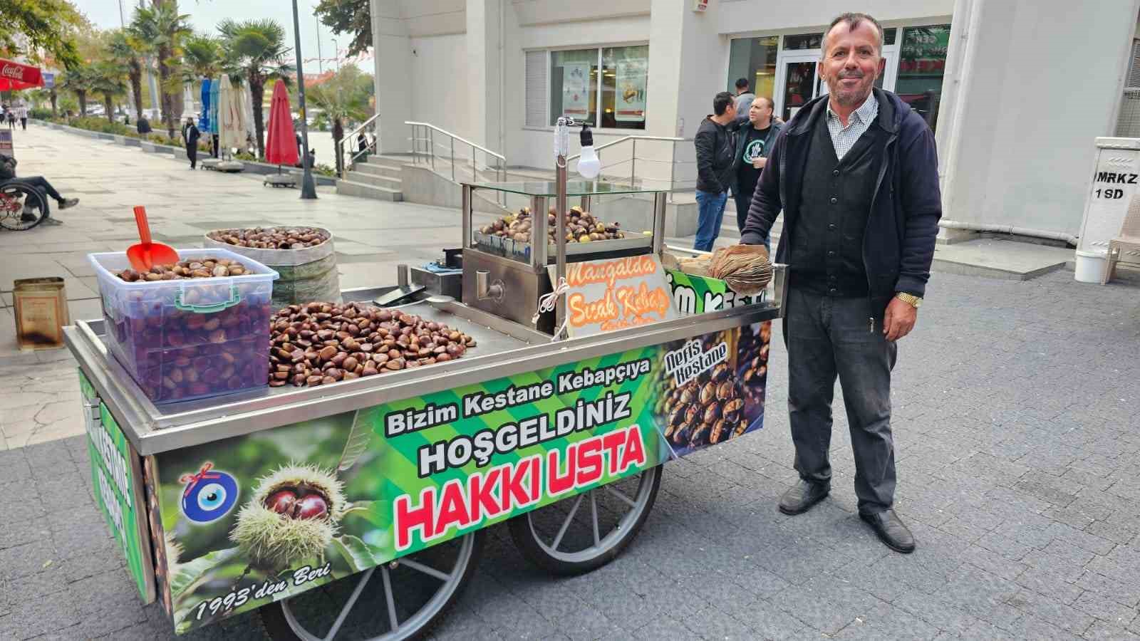 Kestane tezgahlarda yerini aldı