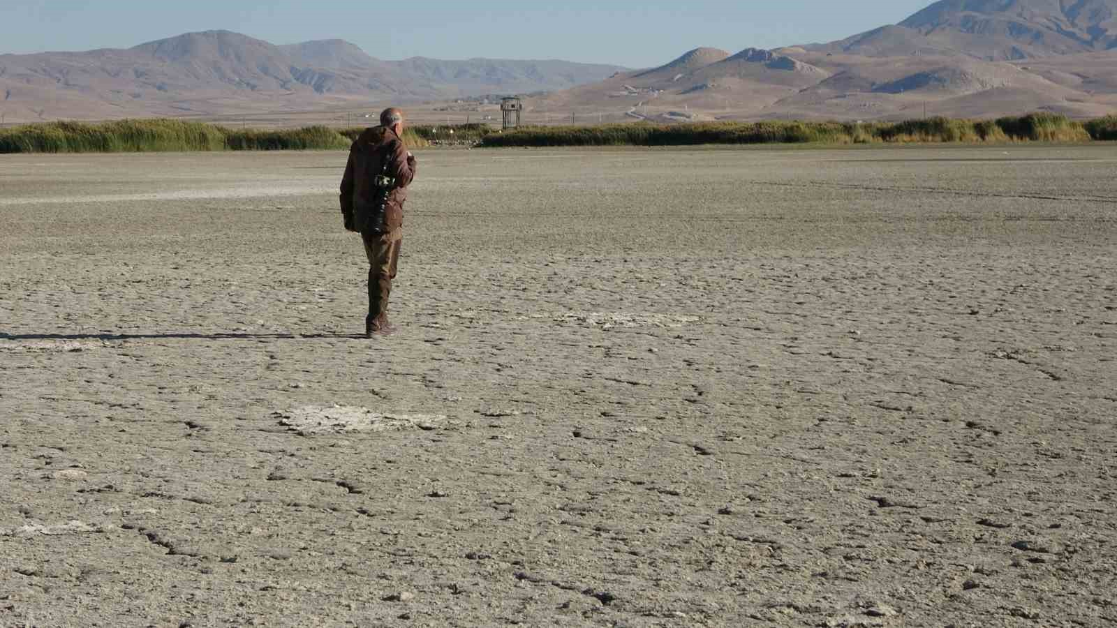 Erçek Gölü’nde su seviyesi gözle görülür şekilde azaldı