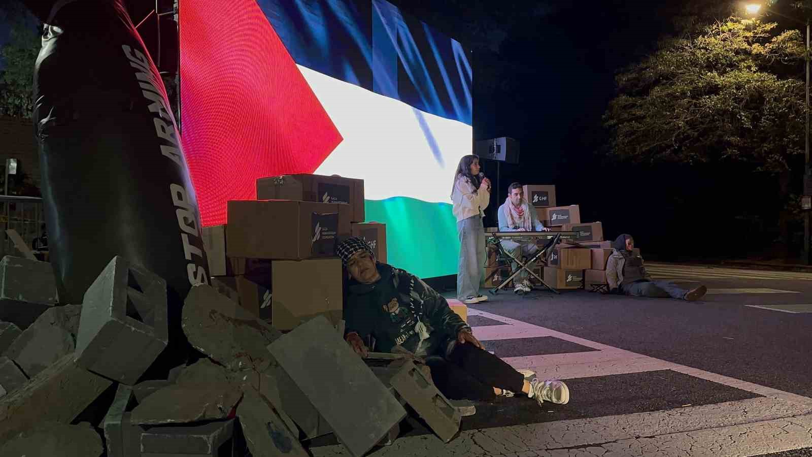 ABD’de Filistin için dayanışma eylemi: Sumud filosunda yer alan aktivistler tanık oldukları olayları anlattı