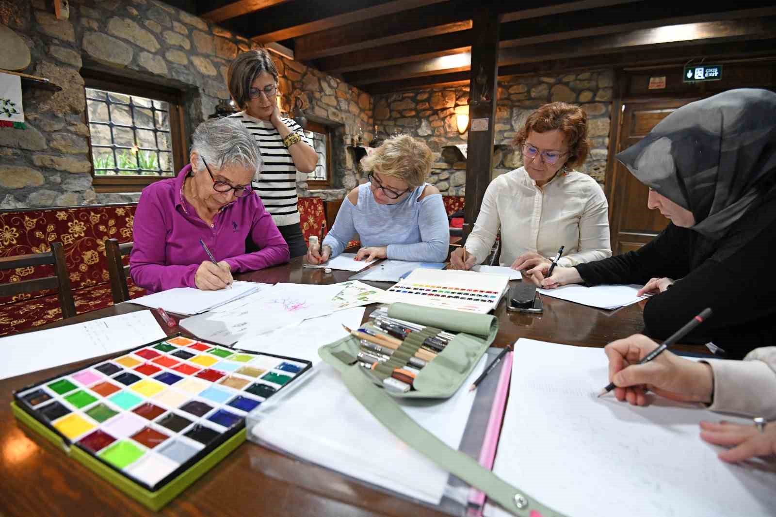 Osmangazi’de minyatür sanatı kadın eliyle hayat buluyor