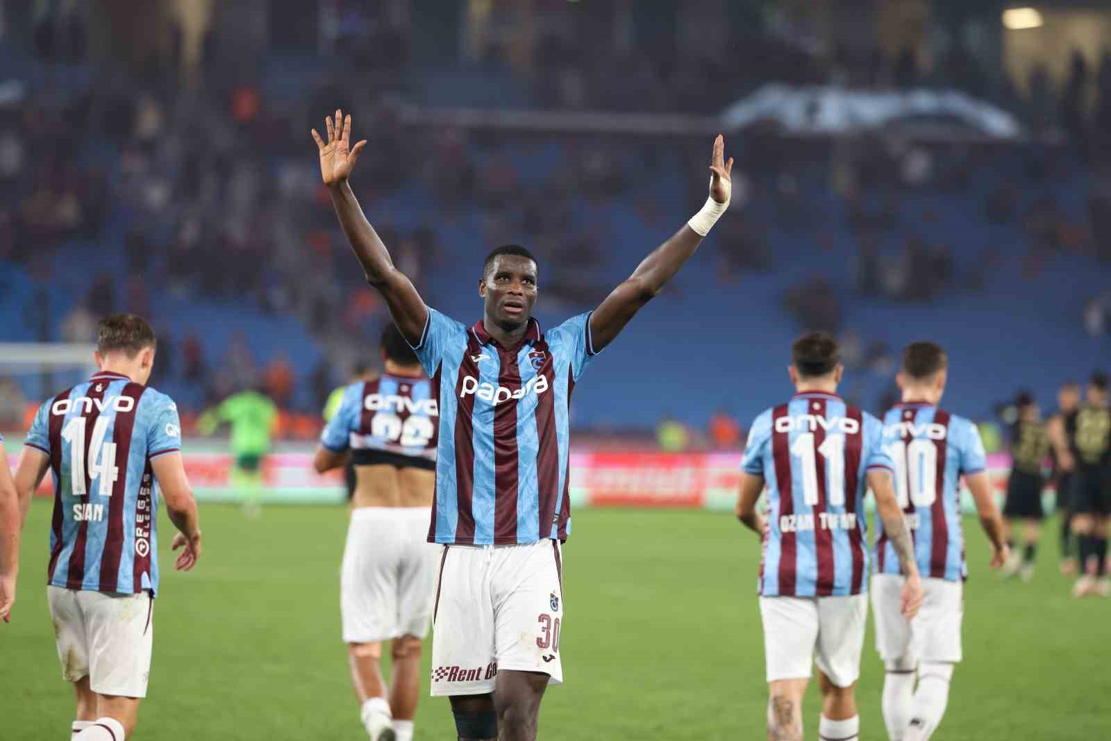 Trendyol Süper Lig: Trabzonspor: 4 - Kayserispor: 0 (Maç sonucu)