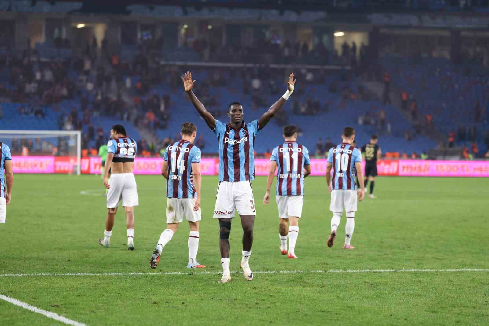Trendyol Süper Lig: Trabzonspor: 4 - Kayserispor: 0 (Maç sonucu)
