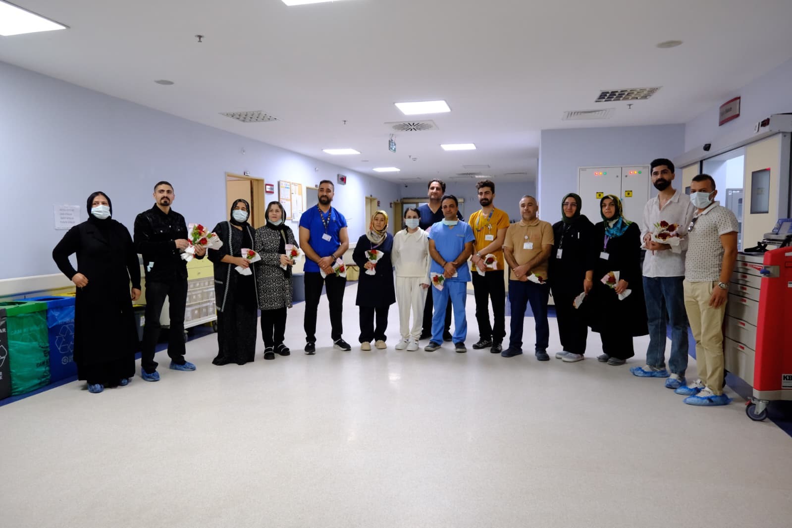 Irak’ta tüp patlamasında yaralanan kadın Van’da hayata tutundu