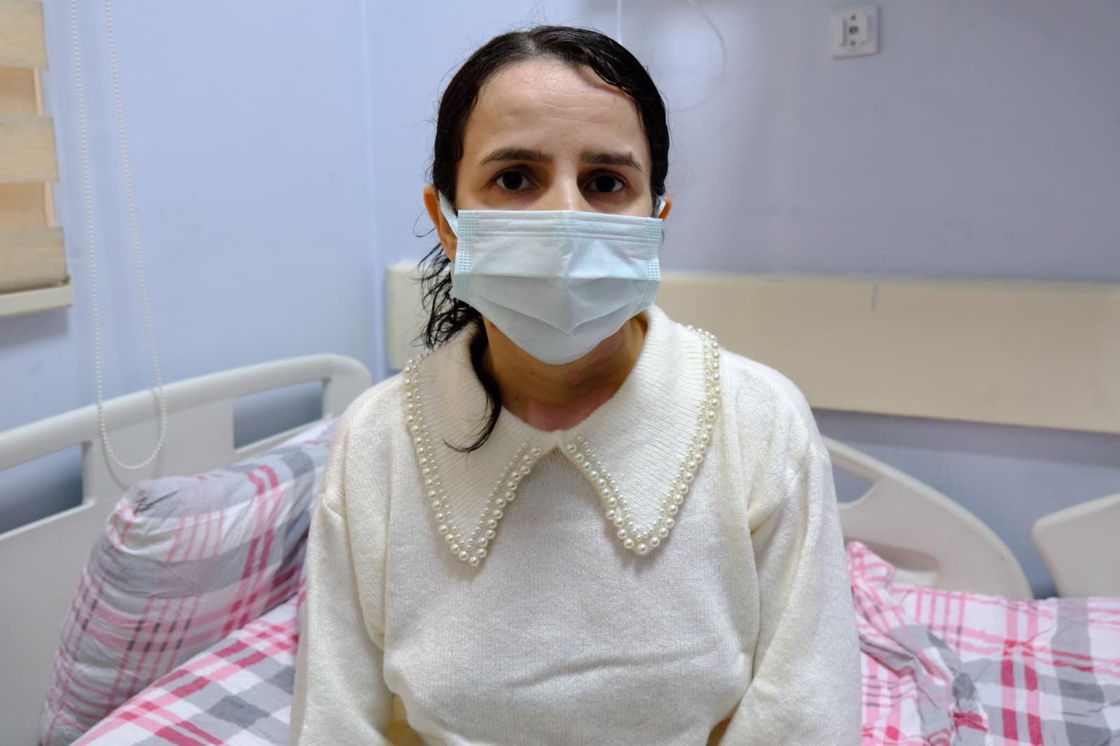 Irak’ta tüp patlamasında yaralanan kadın Van’da hayata tutundu