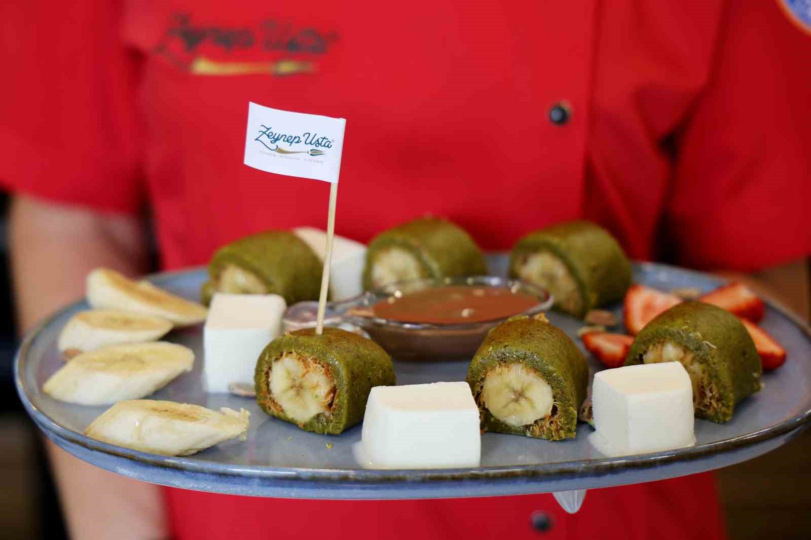 Uzak Doğu’dan gelen müşterilerinden esinlendi, ’Sushi Kadayıf’ yaptı
