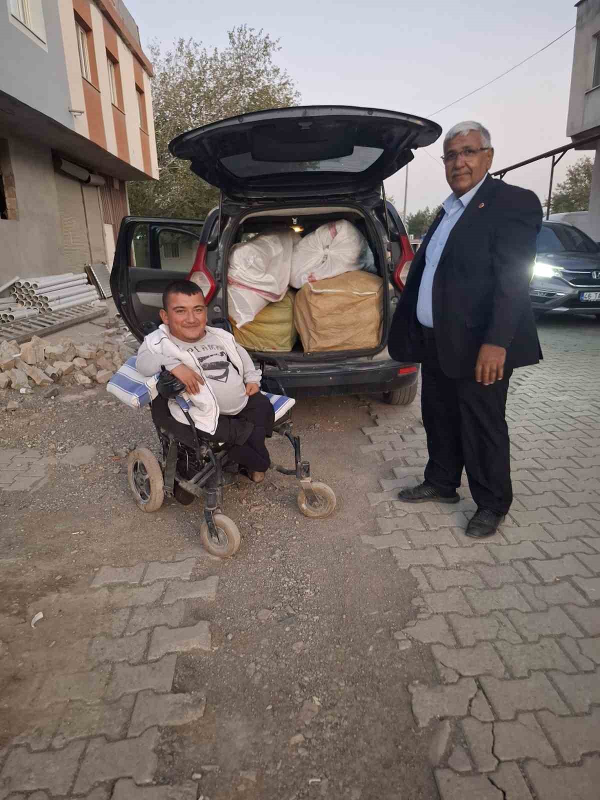 Cam kemik hastası gençten örnek davranış