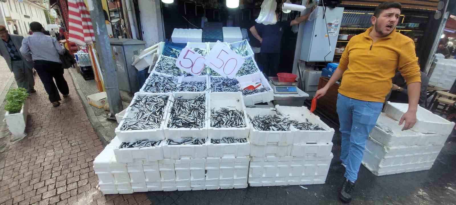 Karadeniz hamsisi tezgahları doldurdu: Kilosu 50 lira