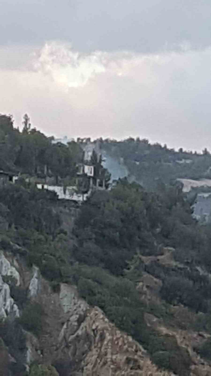 Ateşle yapılan temizlik yangına neden oldu