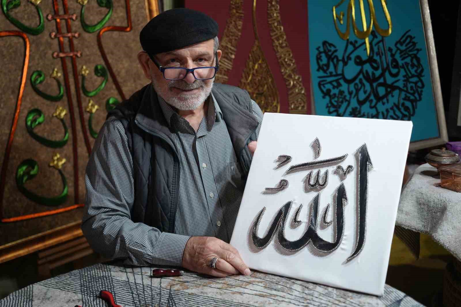 Çivi ve telin ustası: 71 yaşında sanatı yaşatıyor