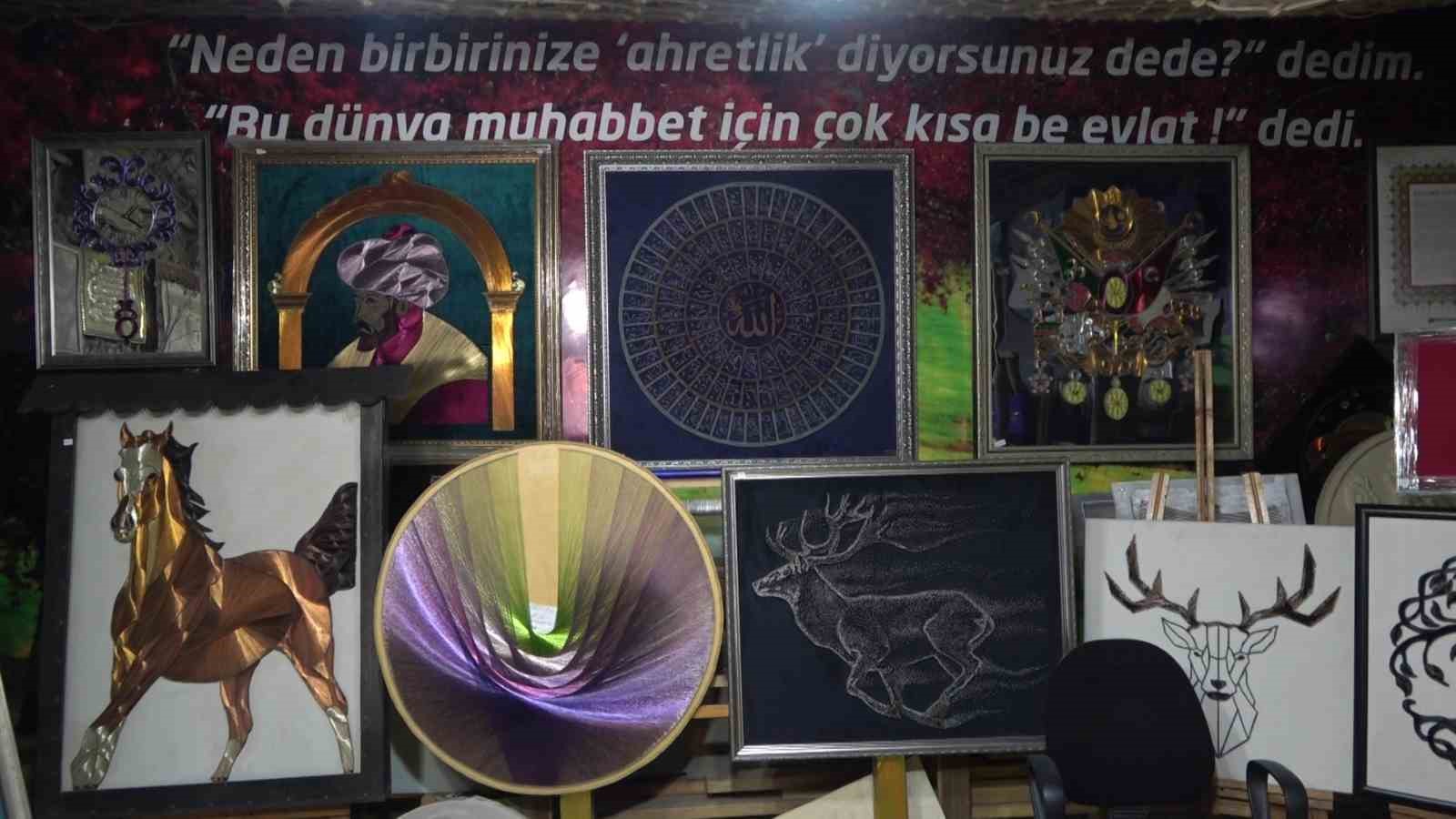 Çivi ve telin ustası: 71 yaşında sanatı yaşatıyor