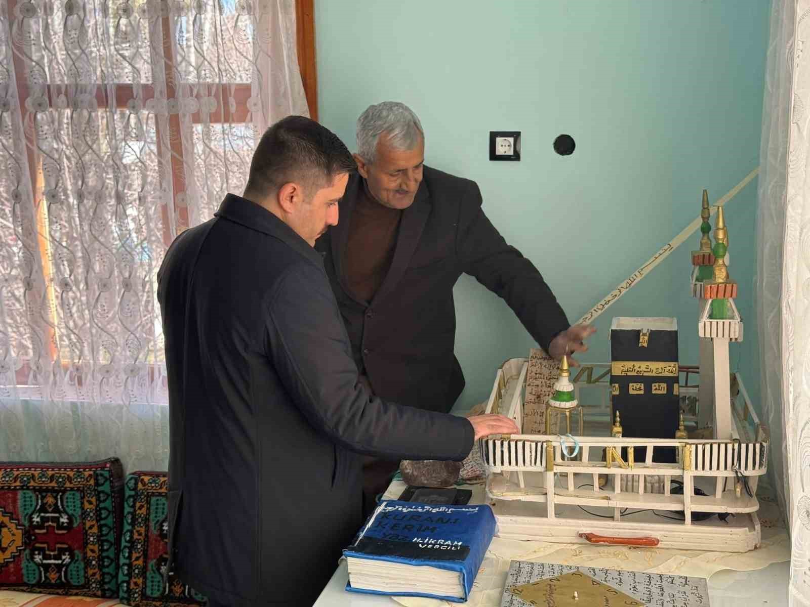 Parkinson hastasının üretim mücadelesine kaymakamdan destek