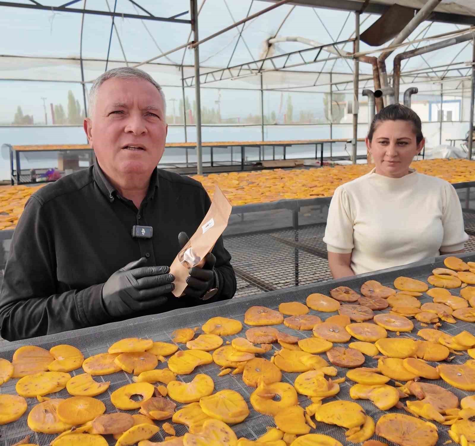 Honaz’ın meşhur cennet hurması bu kez cips olarak damakları şenlendirecek