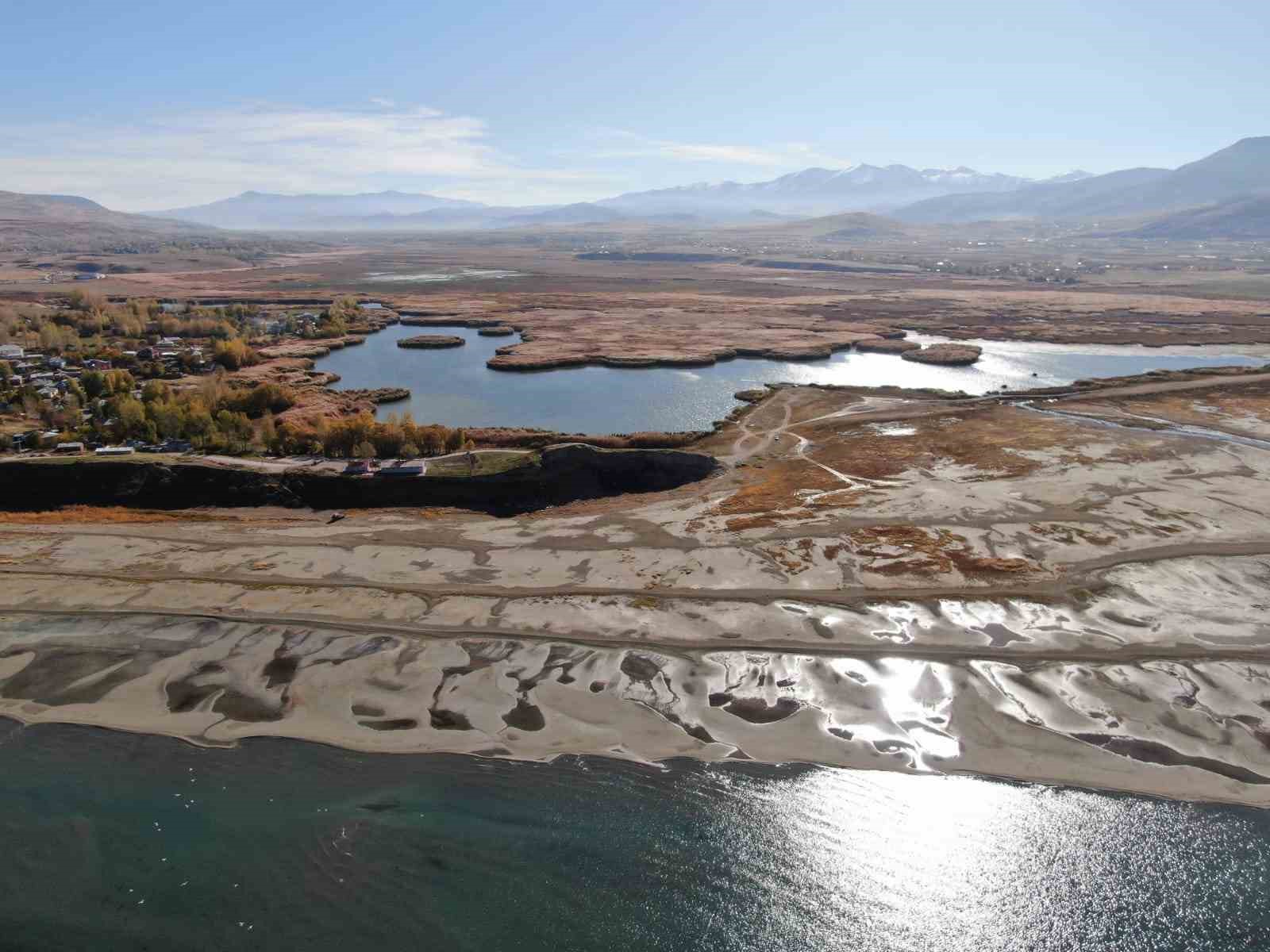 Renkli yazlardan sessiz çöl manzarasına: Van Gölü’nün 8 yıllık değişimi