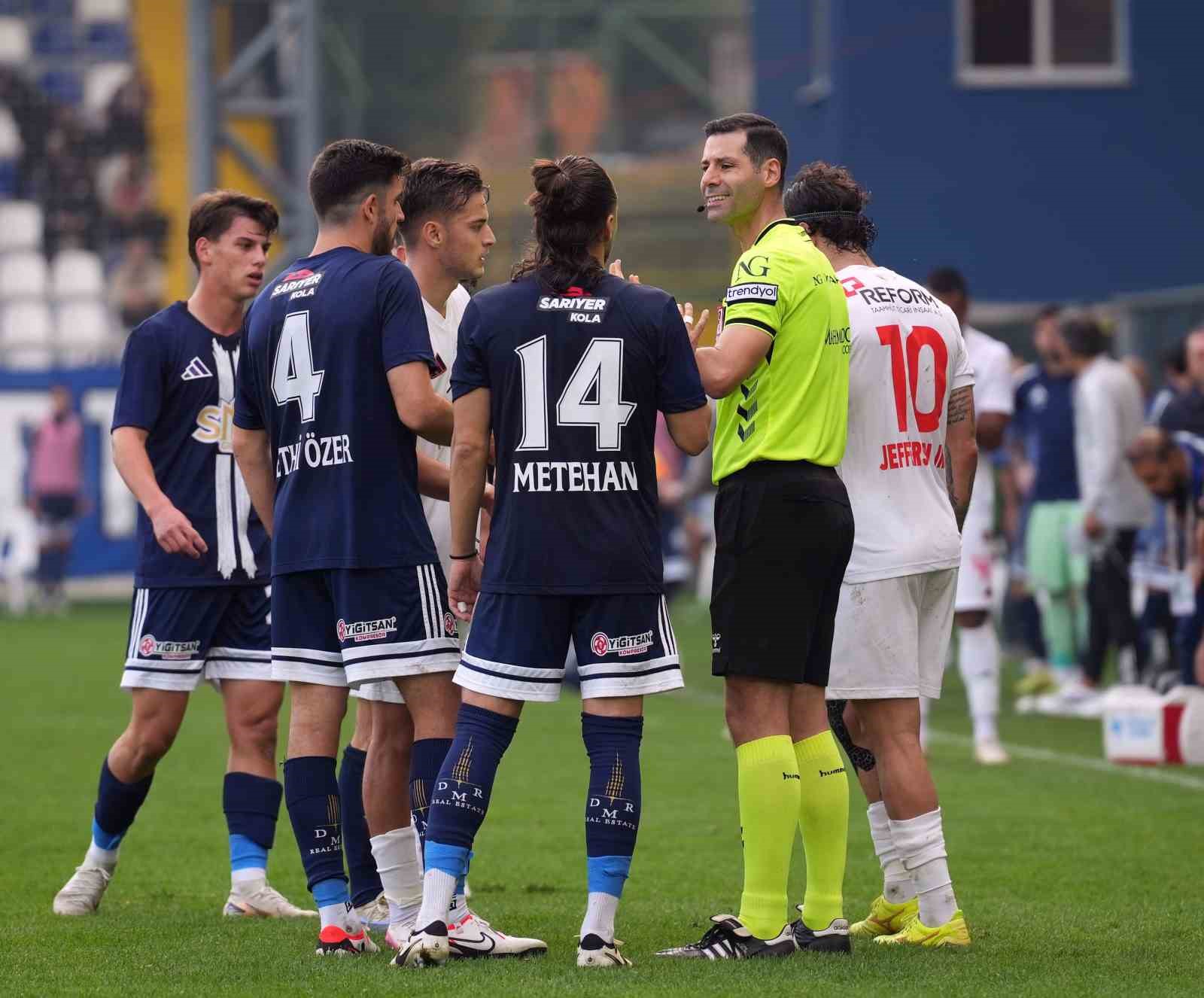 Sarıyer’den, Vanspor FK maçının hakem heyeti hakkında soruşturma talebi