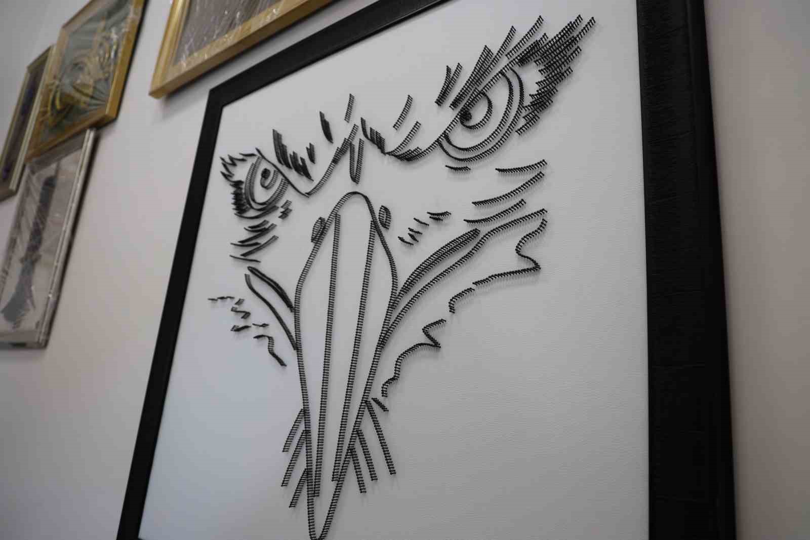 Hobisini sanata dönüştürdü, 500’ü aşkın eseriyle Türkiye’nin sayılı filografi ustalarından biri oldu