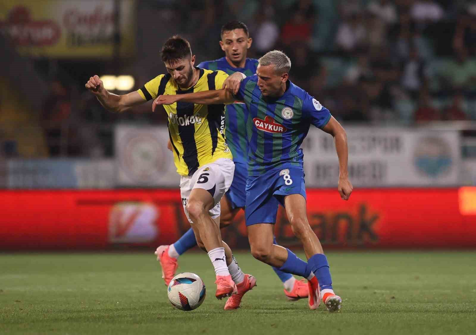 Fenerbahçe’nin Süper Lig’deki rakibi Çaykur Rizespor