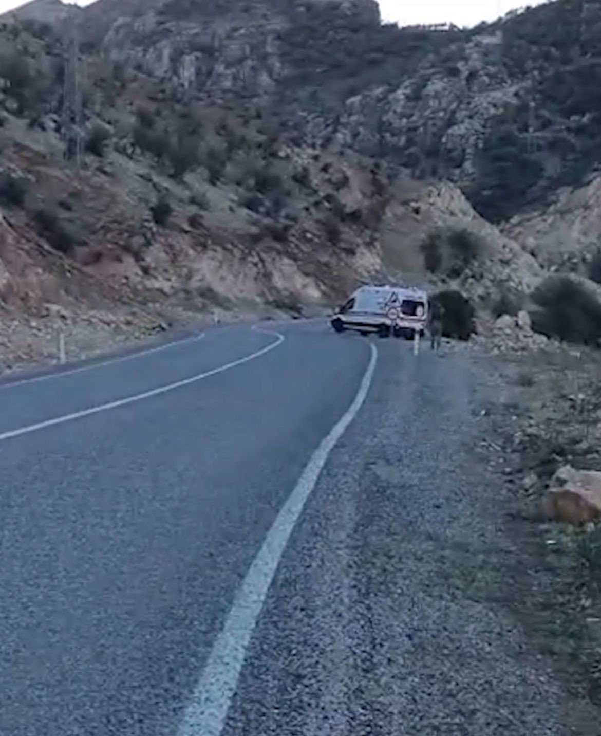 Siirt’te araç şarampole yuvarlandı: 1’i ağır 4 yaralı